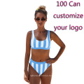 The best-selling striped bikini of 2020. It is fashionable and body-sculpted. Wearing it will make you passionate.